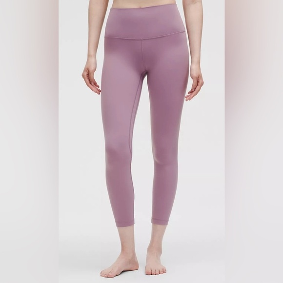 Lululemon Align High Rise Pant 25” 7/8 Legging Tight Lavendar Lux Size 8 - Picture 1 of 7